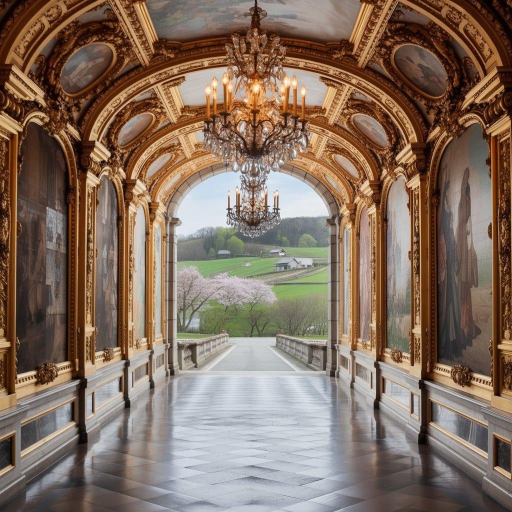 ベルサイユ宮殿風トンネル