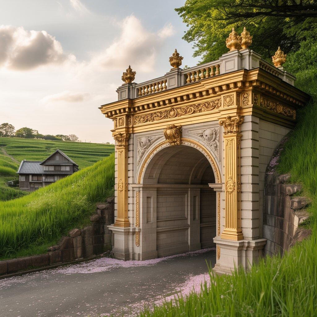 ベルサイユ宮殿風トンネル