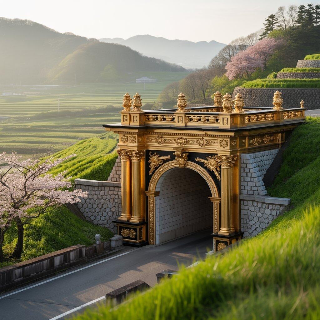 ベルサイユ宮殿風トンネル