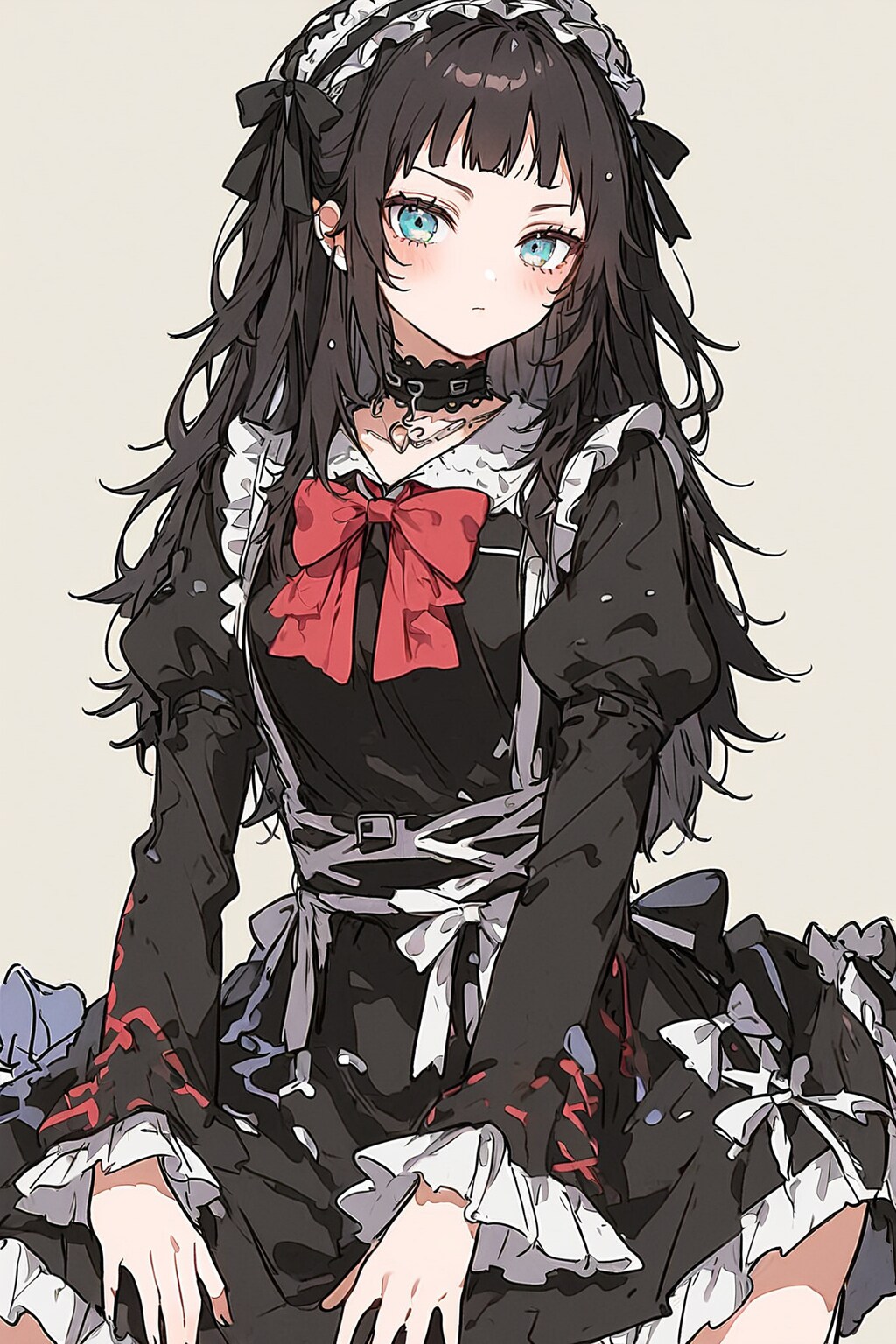 黒いドレスの女 | の人気AIイラスト・グラビア