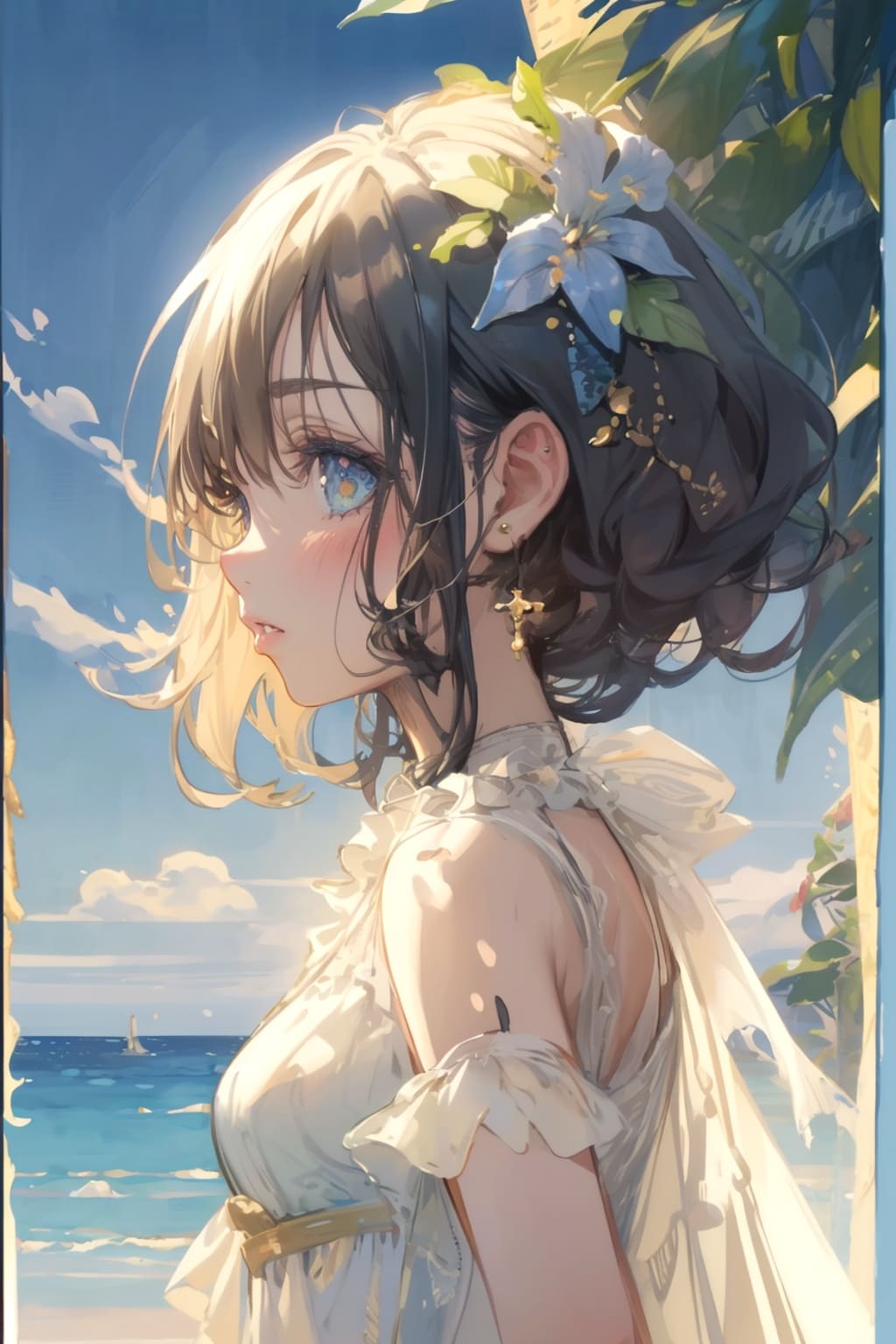 横顔 | の人気AIイラスト・グラビア