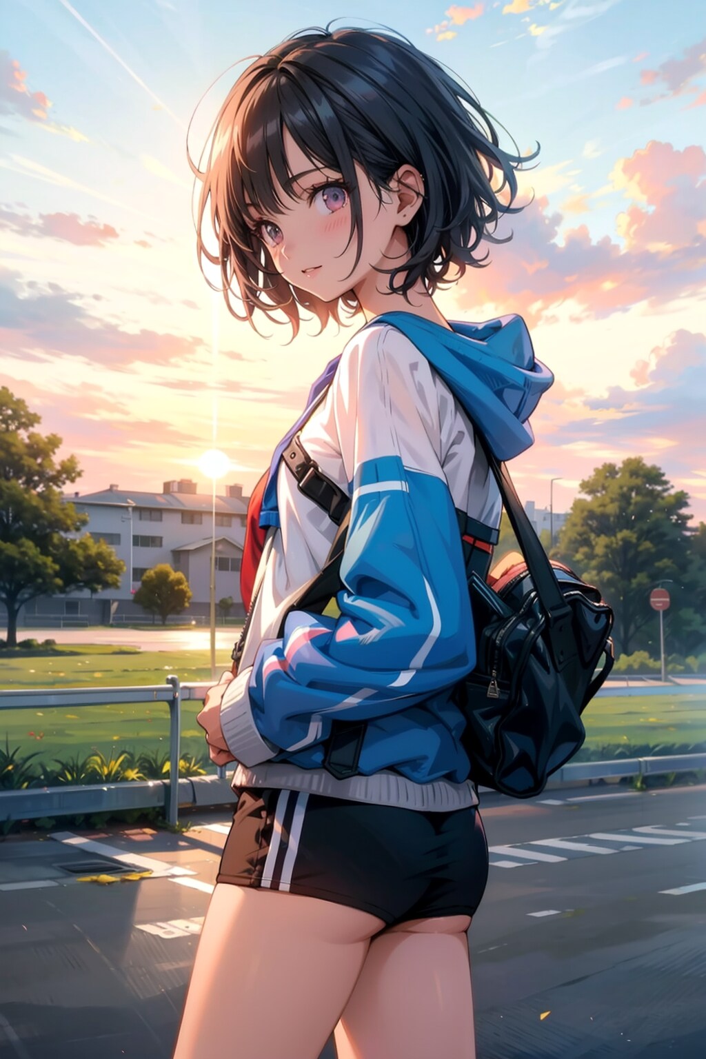 お疲れ様です - 部活終わり
