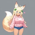 うちの子きつねさん 3枚目