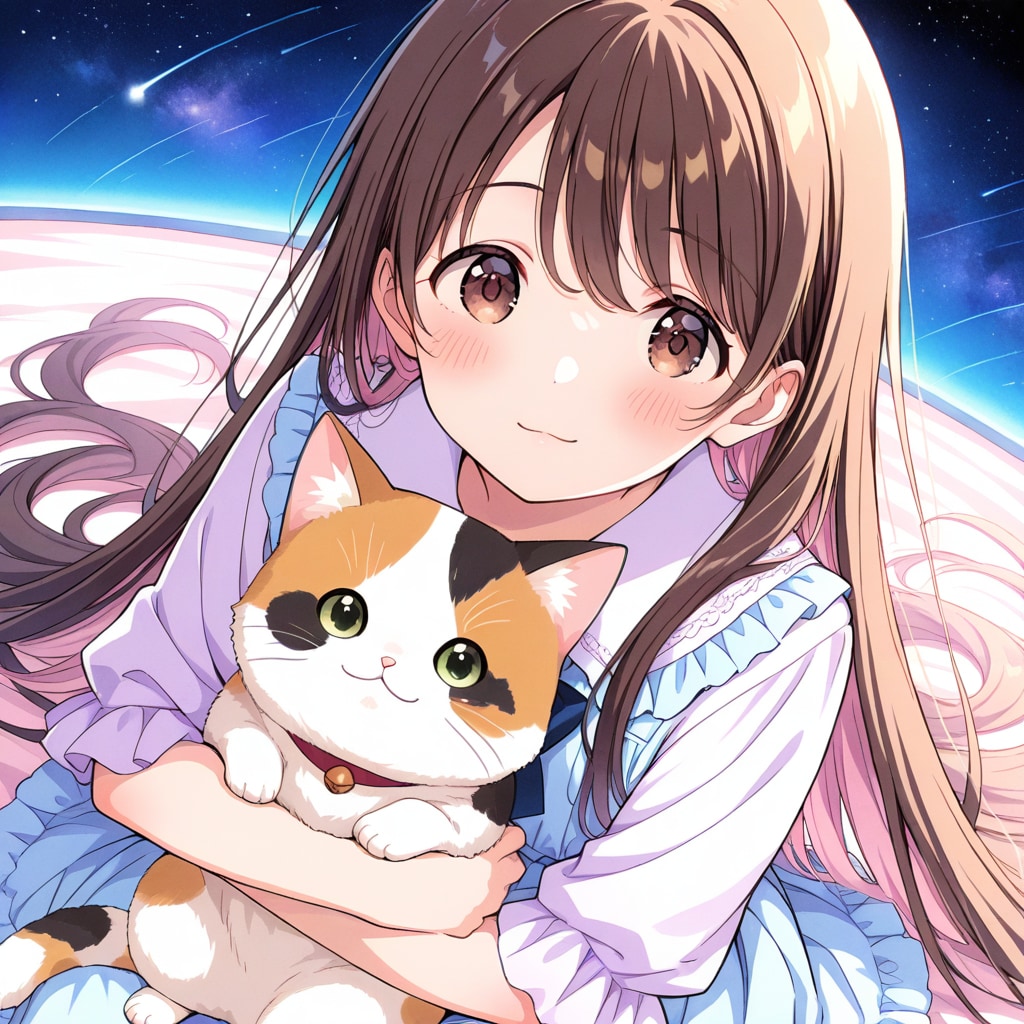 もふもふ三毛殿（1６）茶髪　超ロング