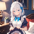 メイドさんの日常（夜） 2枚目