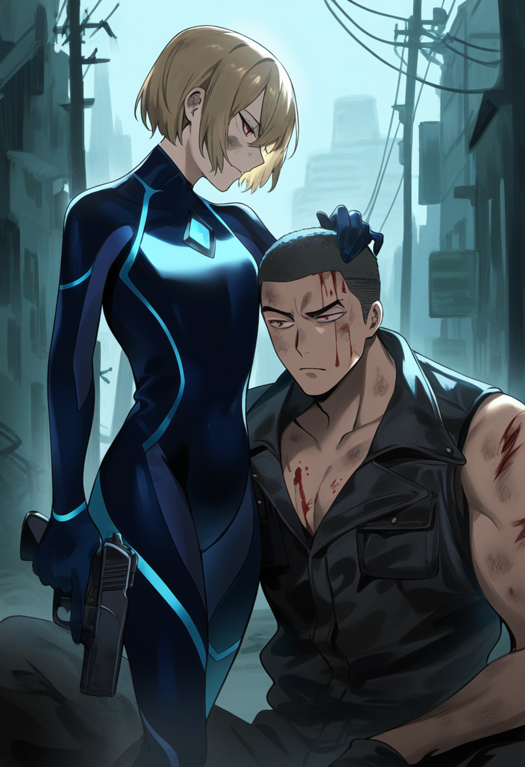 戦闘終了、帰還する