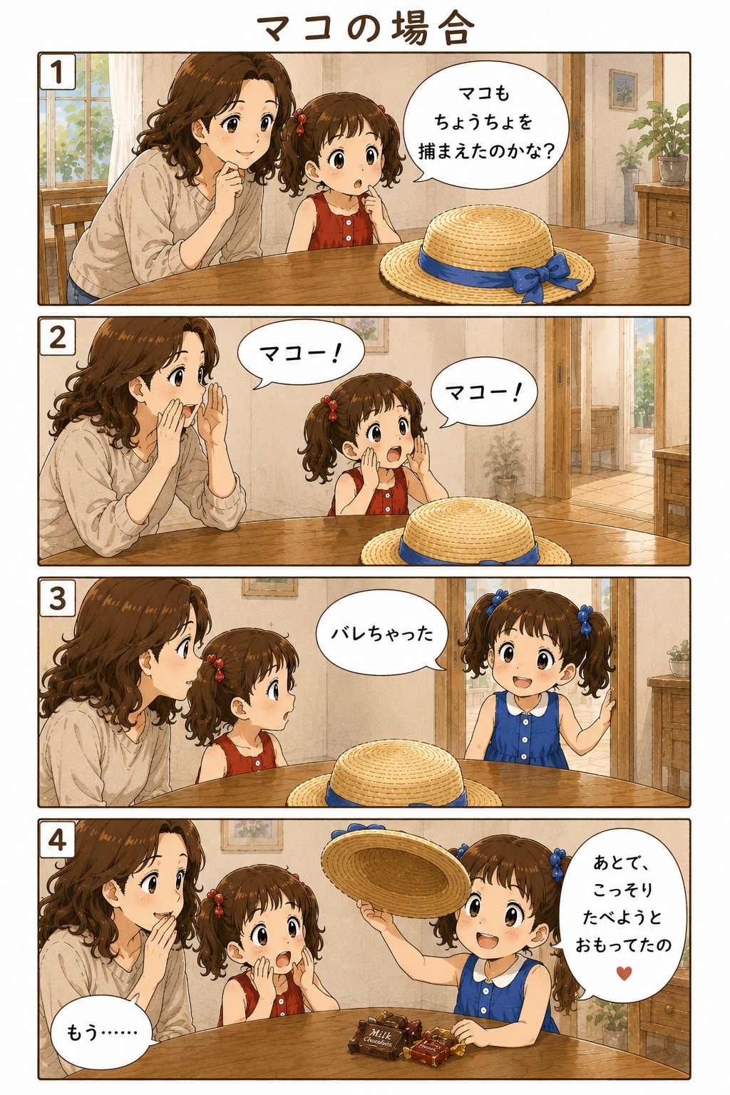 トシコとマコの麦わら帽子
