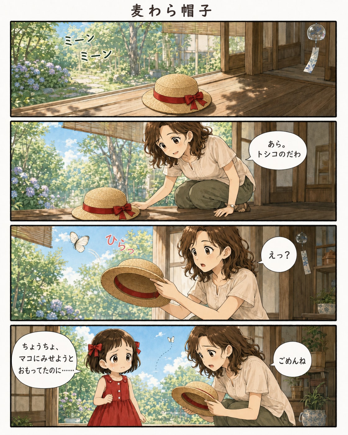 トシコとマコと麦わら帽子