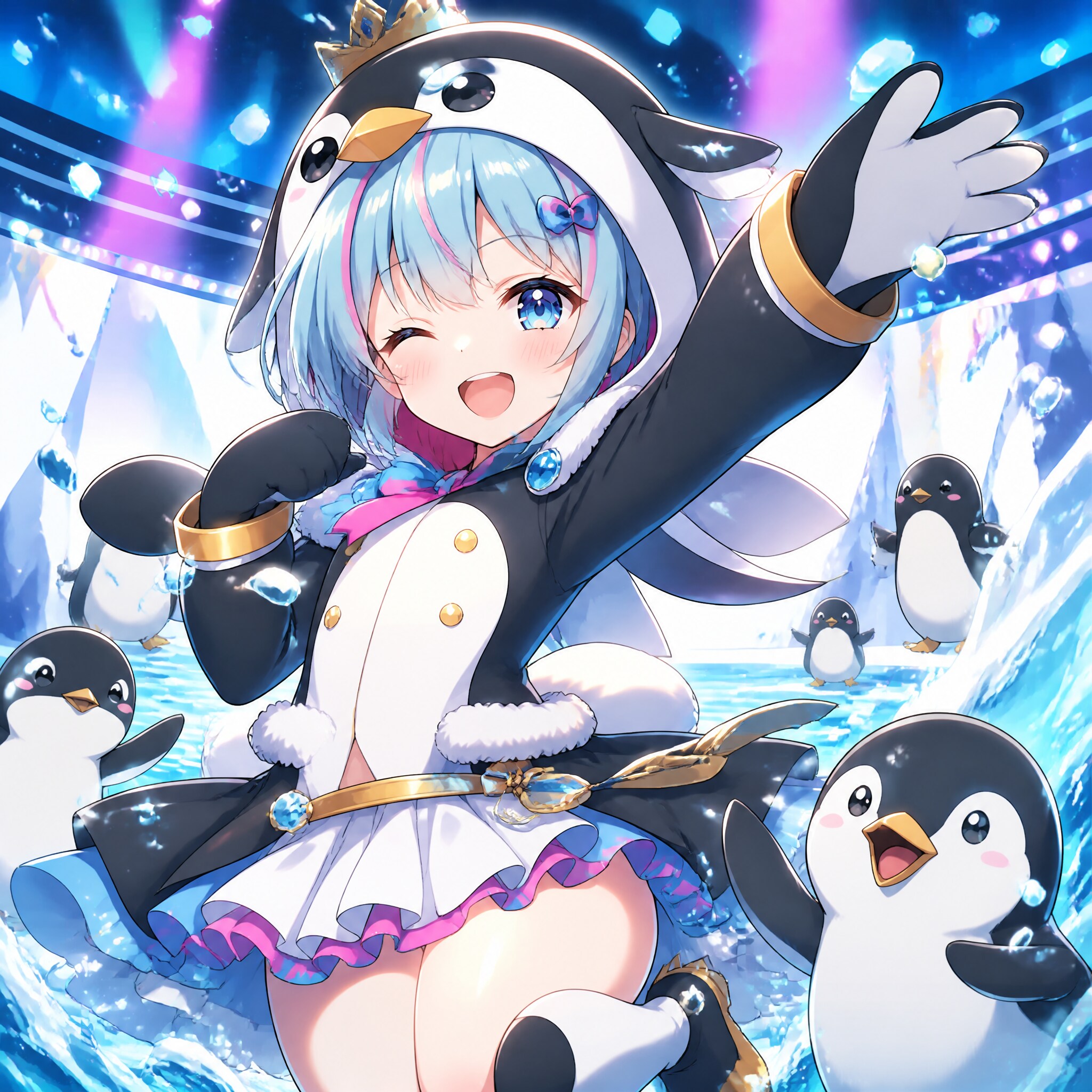 ペンギンフェス（１）3時のアイドル　GPTimages2.0