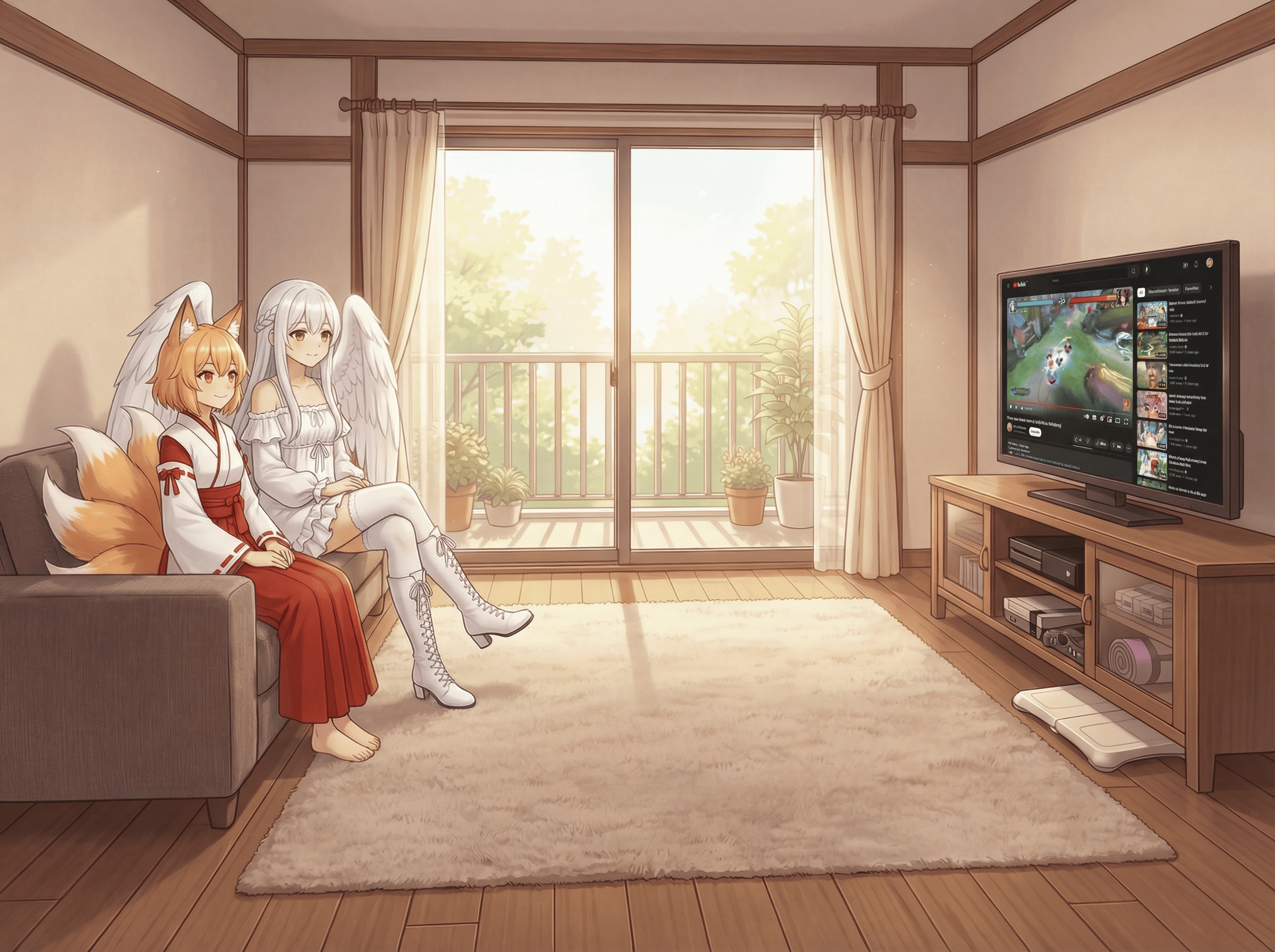 昼寝の後の時間は、二人で動画 | の人気AIイラスト・グラビア