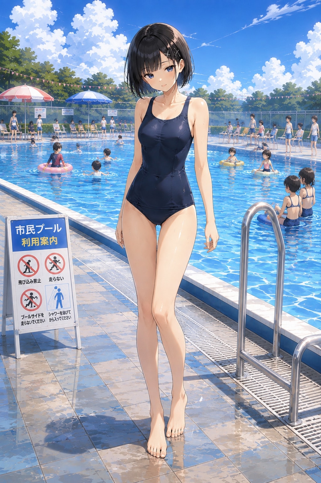 まさかのスク水