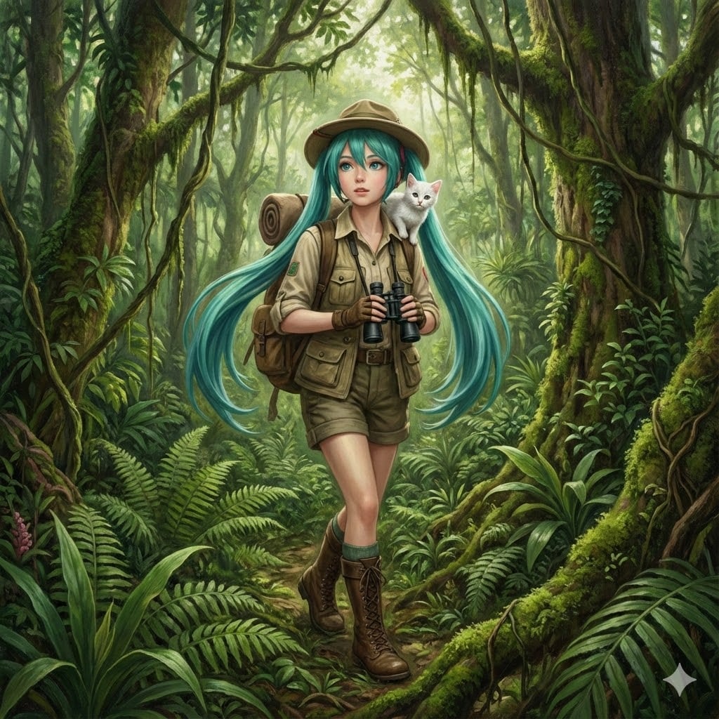 初音ミク探検隊 | の人気AIイラスト・グラビア