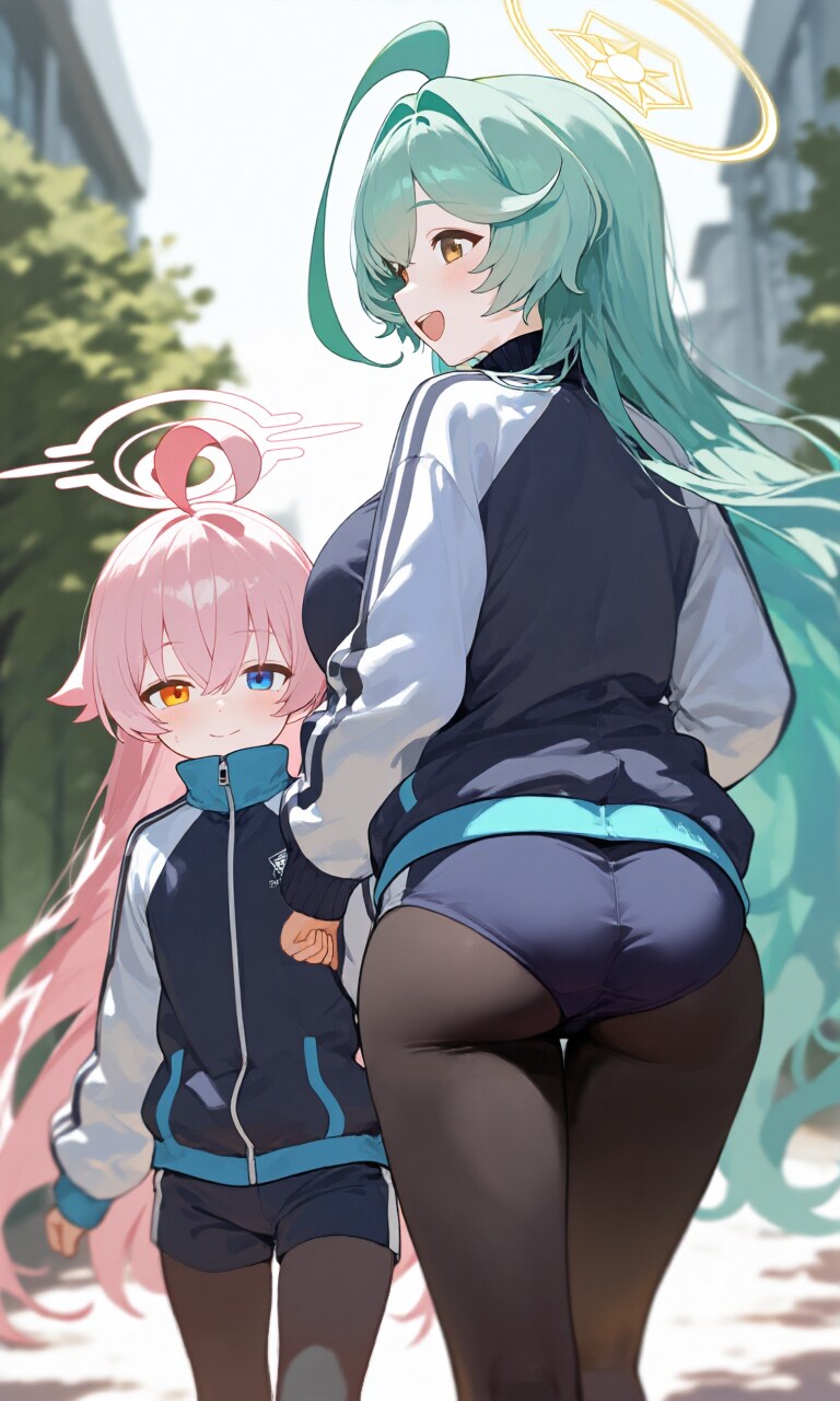 ホシノとユメ　タイツとジャージ3