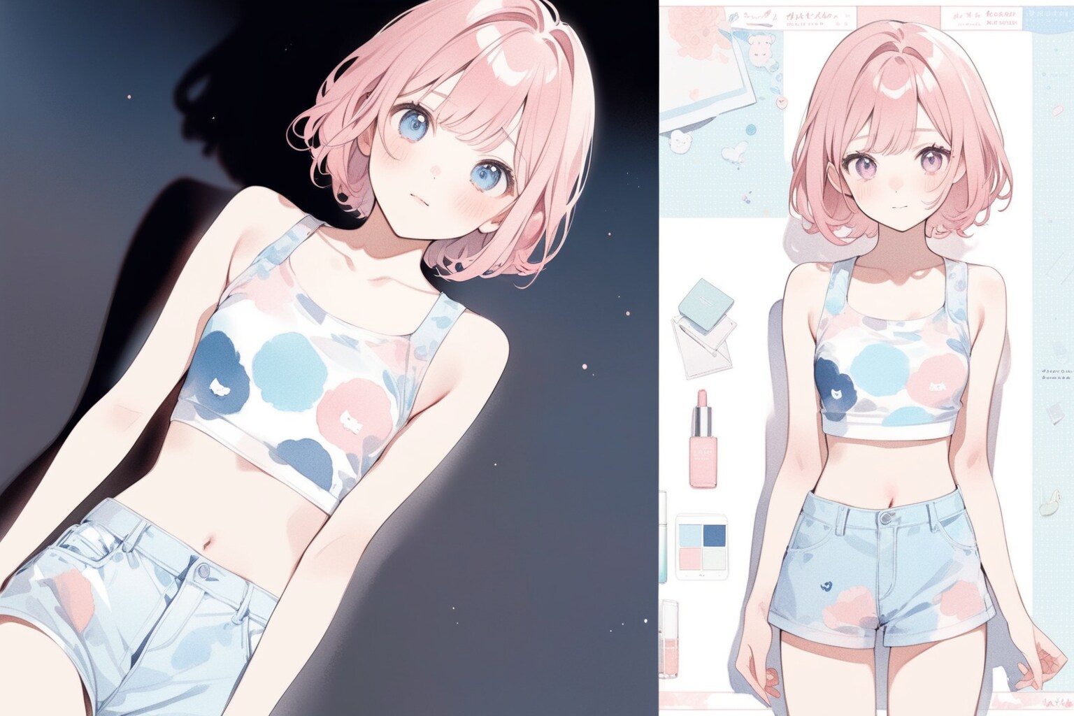 ツンデレギャル没絵（4） | の人気AIイラスト・グラビア