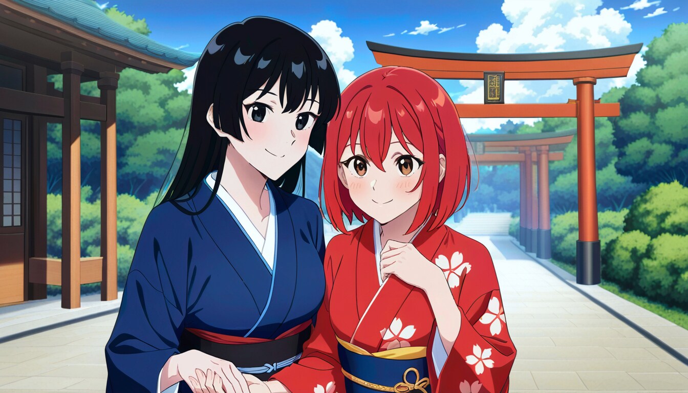 一緒に初詣