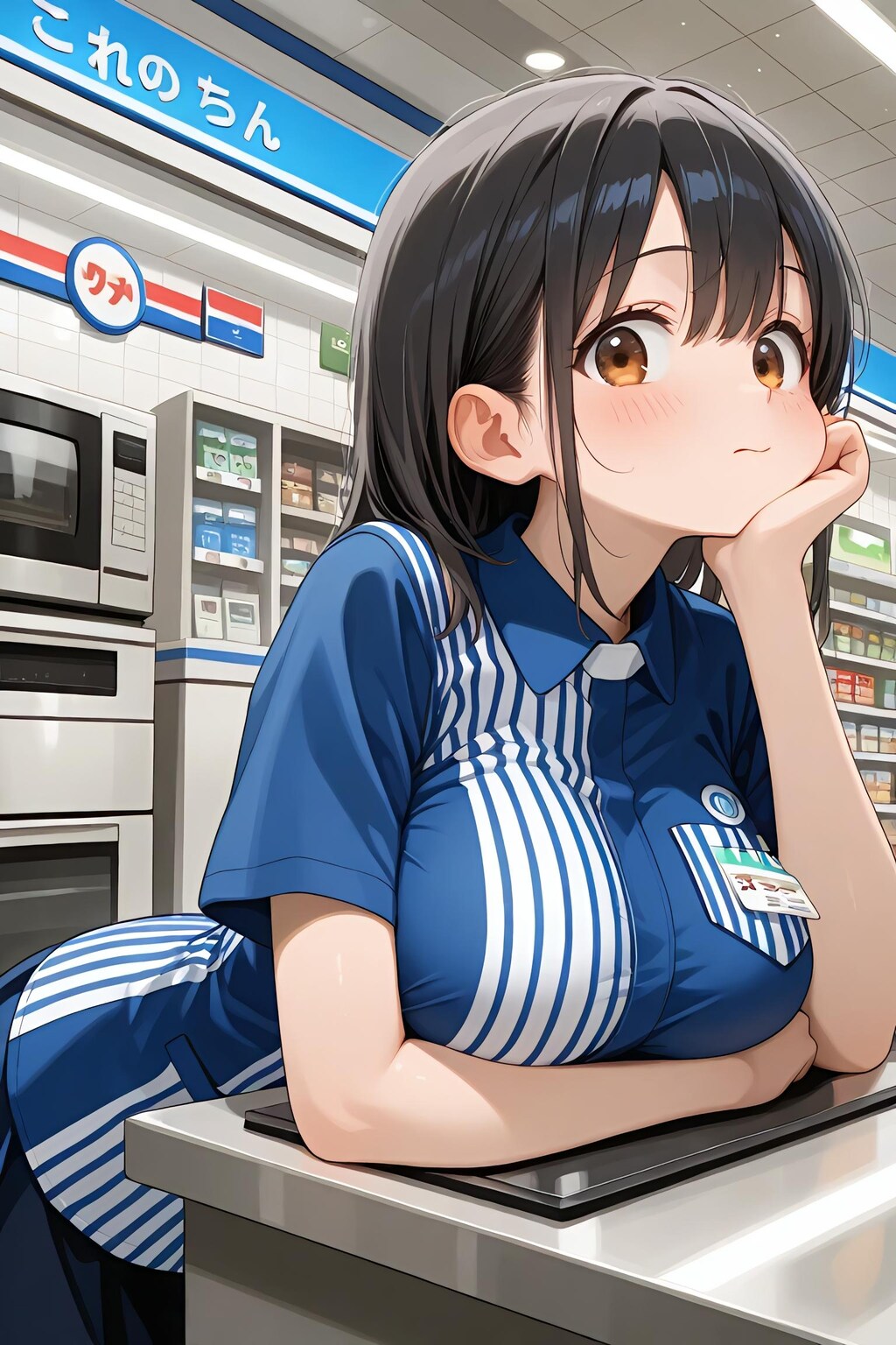 お客さん来ないなぁ