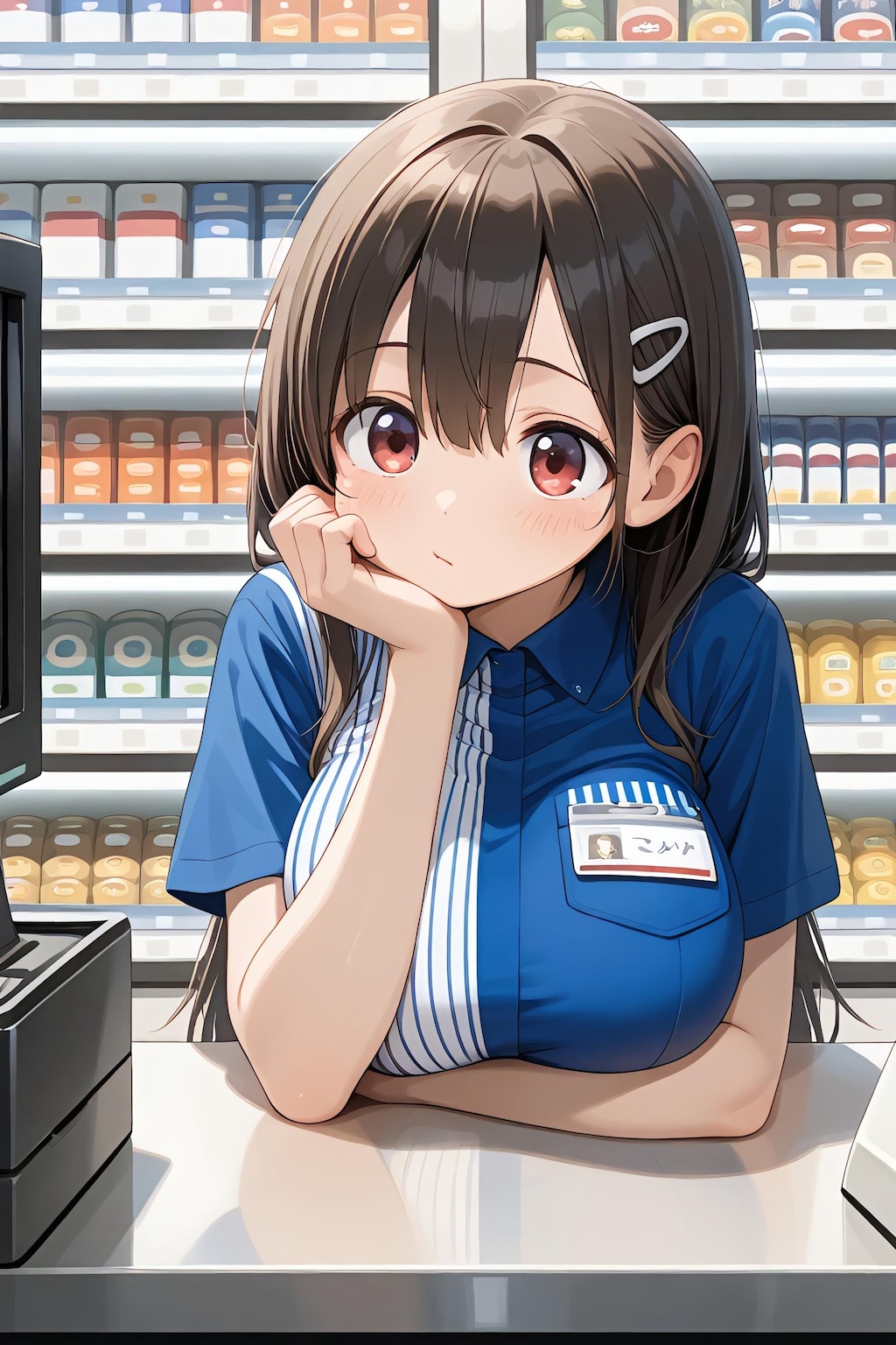 お客さん来ないなぁ