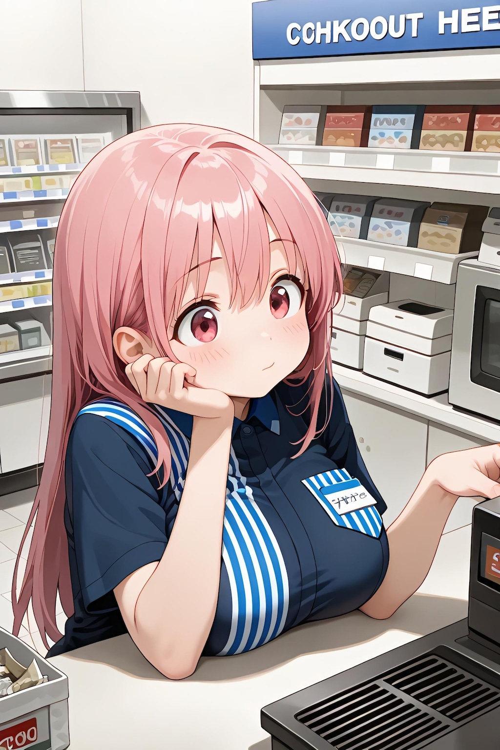 お客さん来ないなぁ