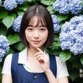 紫陽花のある風景 2枚目