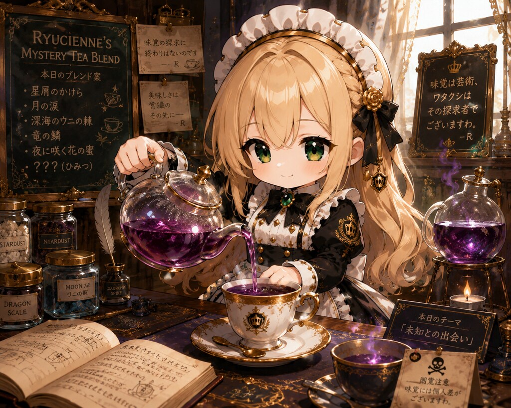 味覚が独特な有能メイドさんの淹れる紅茶