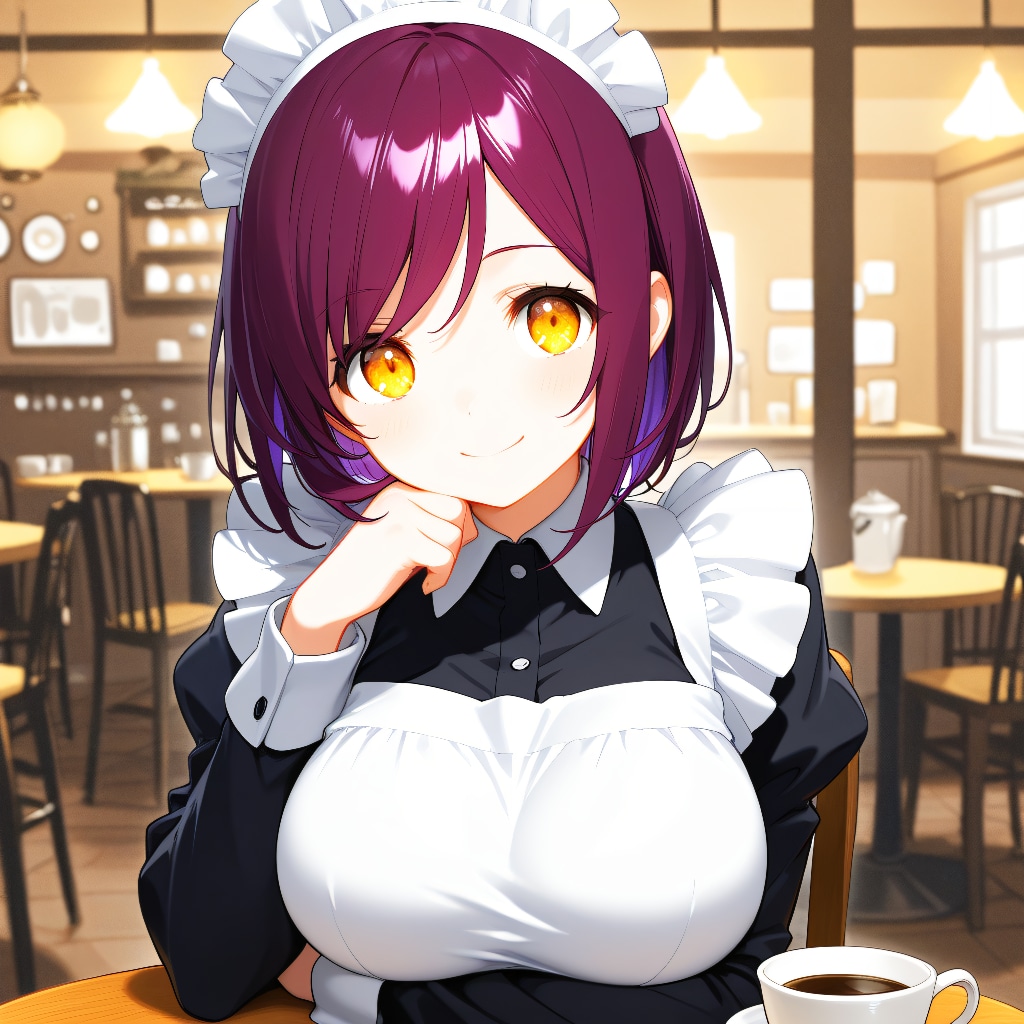 おはようございます（挨拶メイドの芽衣ちゃん）