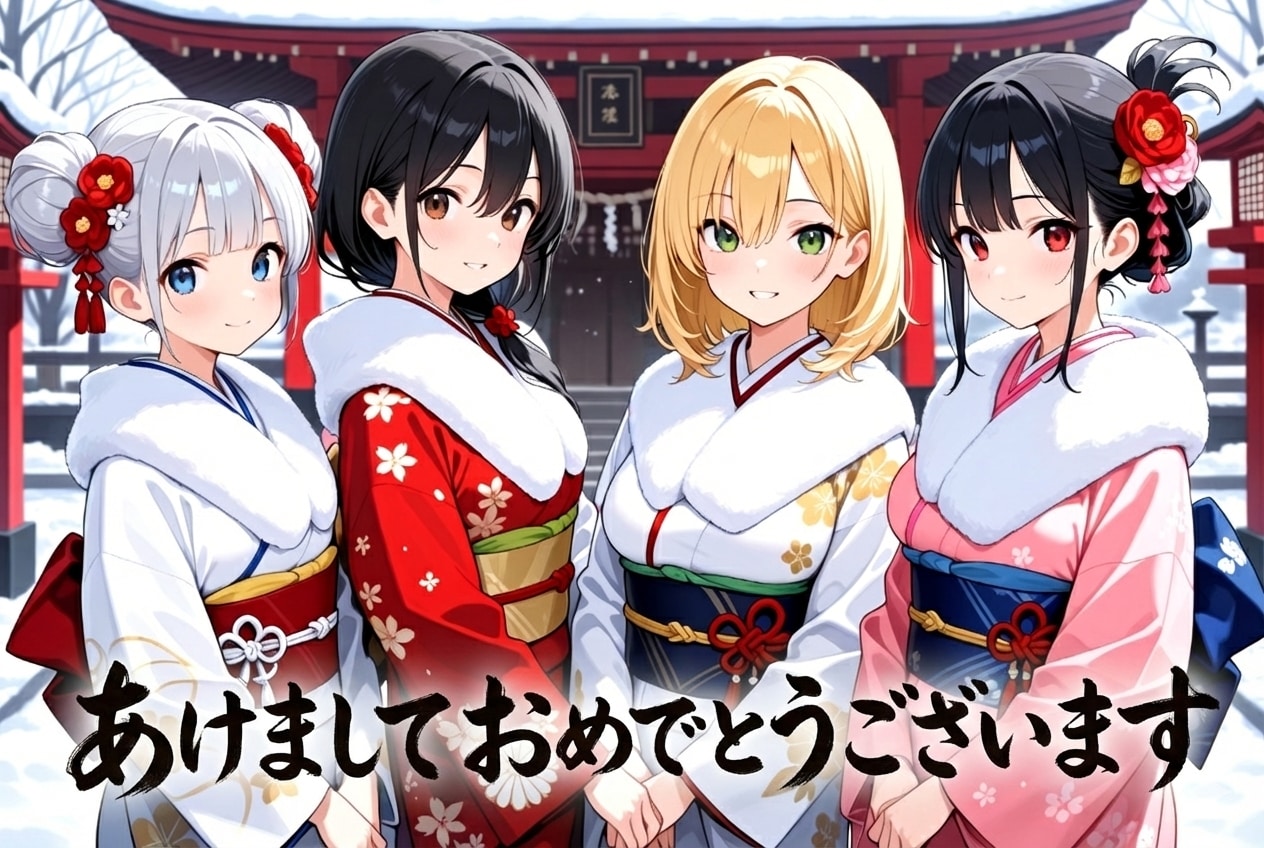 あけましておめでとうございます(女性陣より)