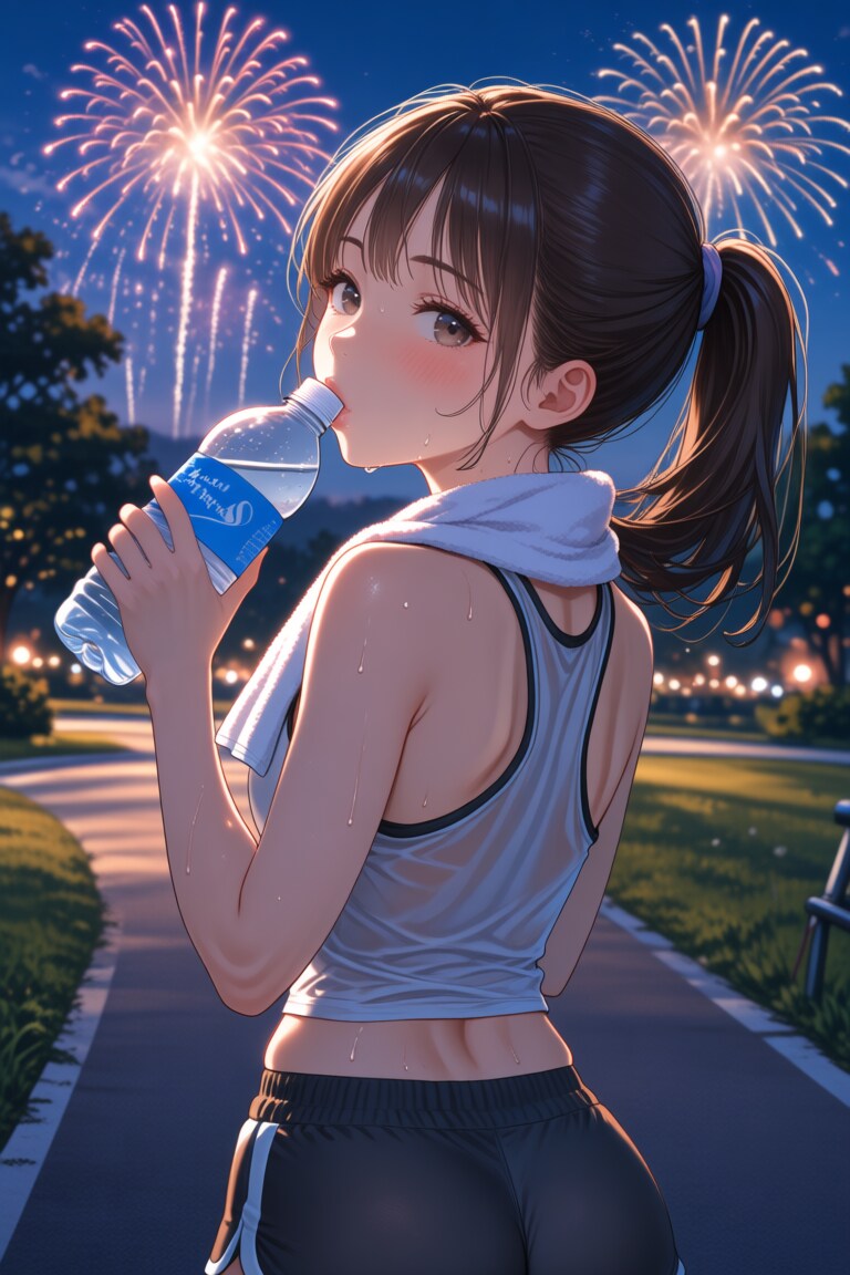 熱を帯びた夜に咲く