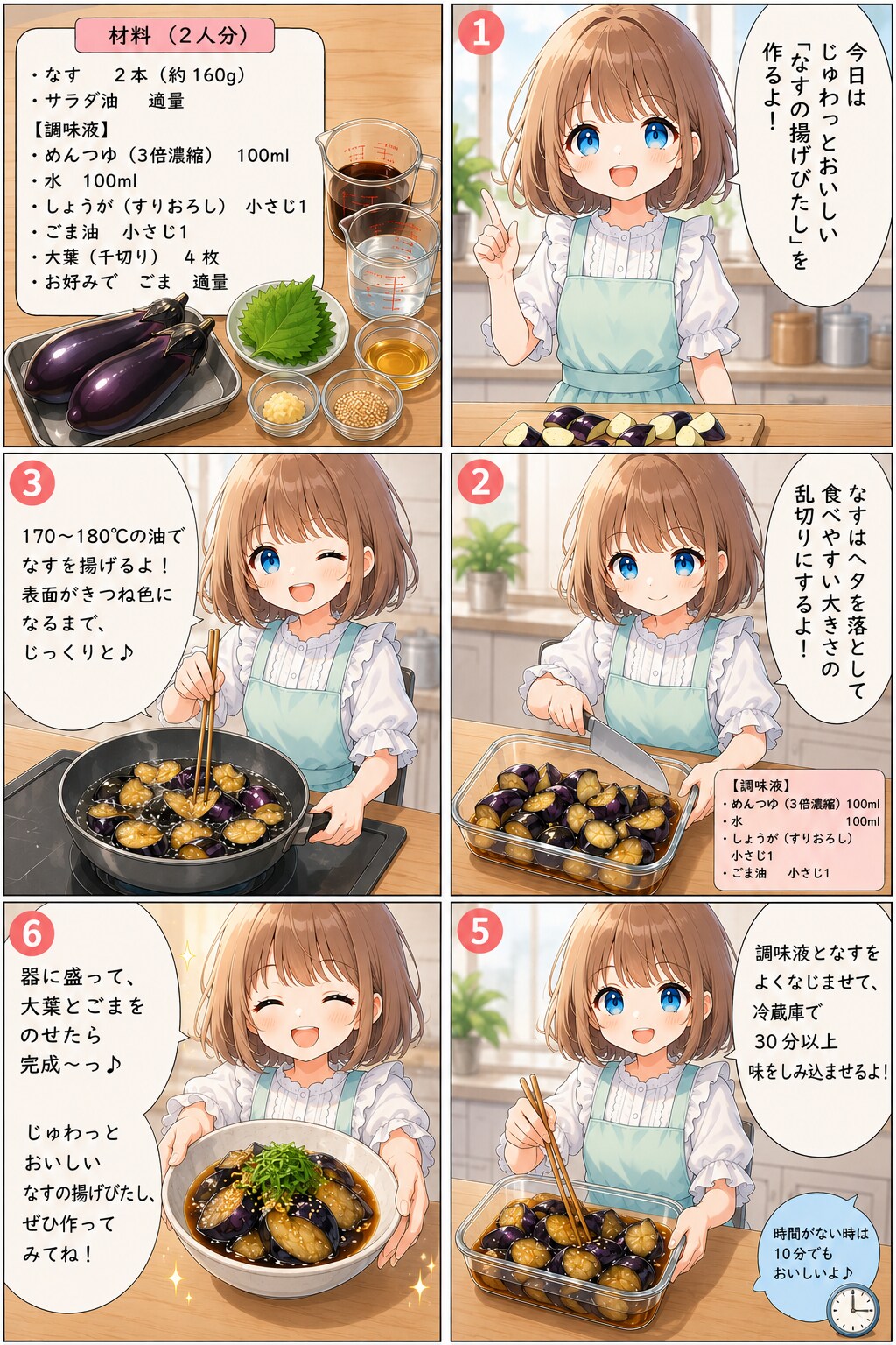 なすの揚げびたし