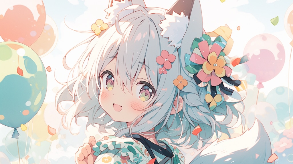 花風船と狐少女の夢色冒険
