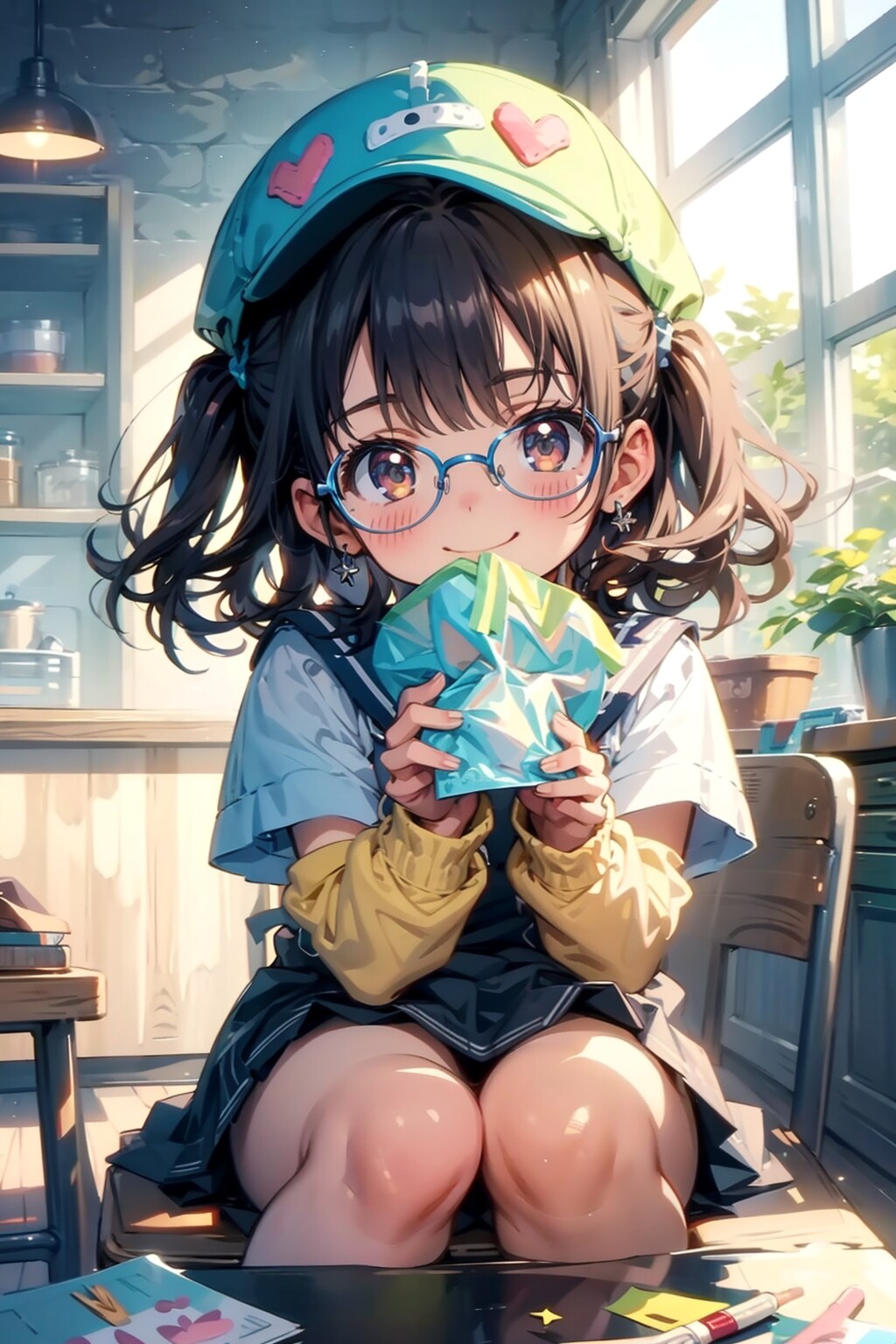 にこにこ