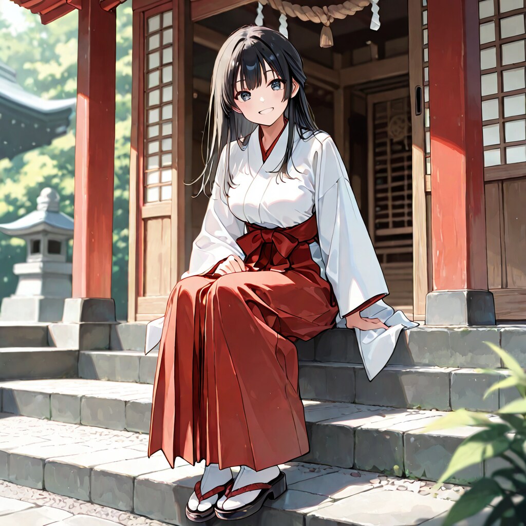 近所の巫女さん | の人気AIイラスト・グラビア