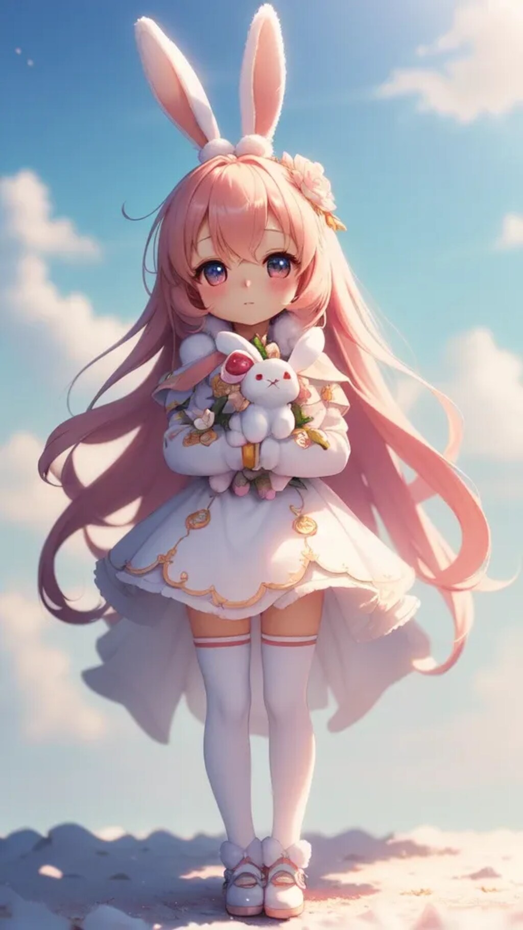 可愛いうさぎさん