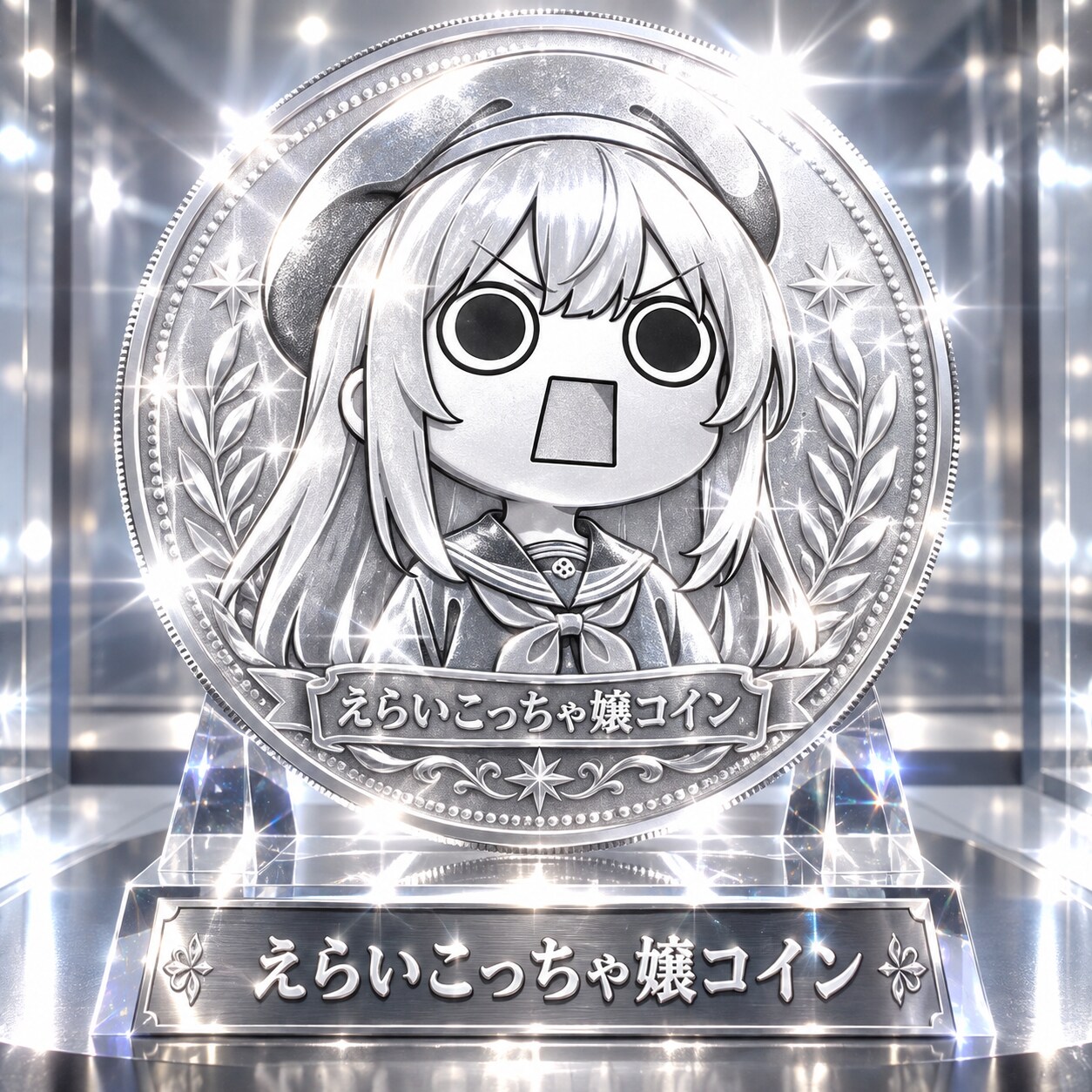 シルバーコインえらいこっちゃ嬢 | の人気AIイラスト・グラビア