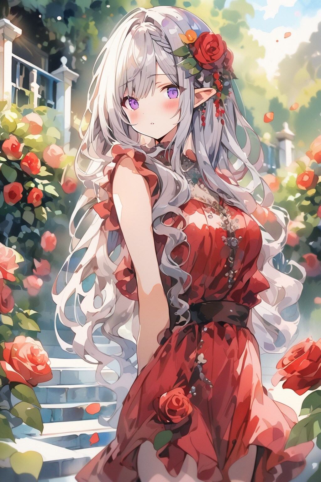 薔薇の令嬢 | の人気AIイラスト・グラビア