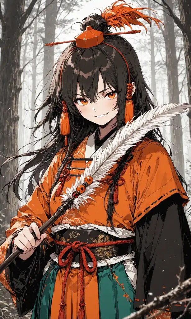 天狗の羽うちわ
