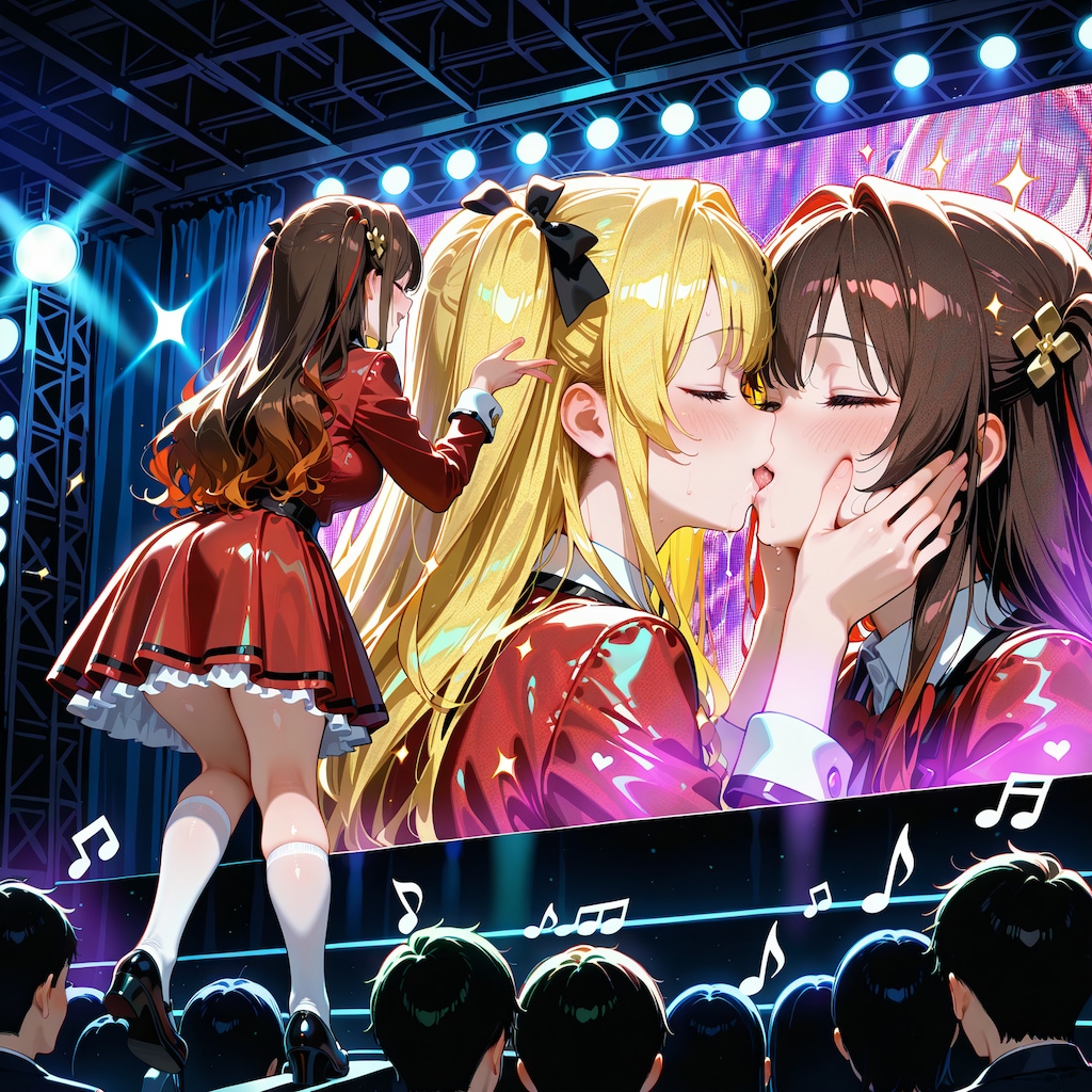 百合キス祭り 2