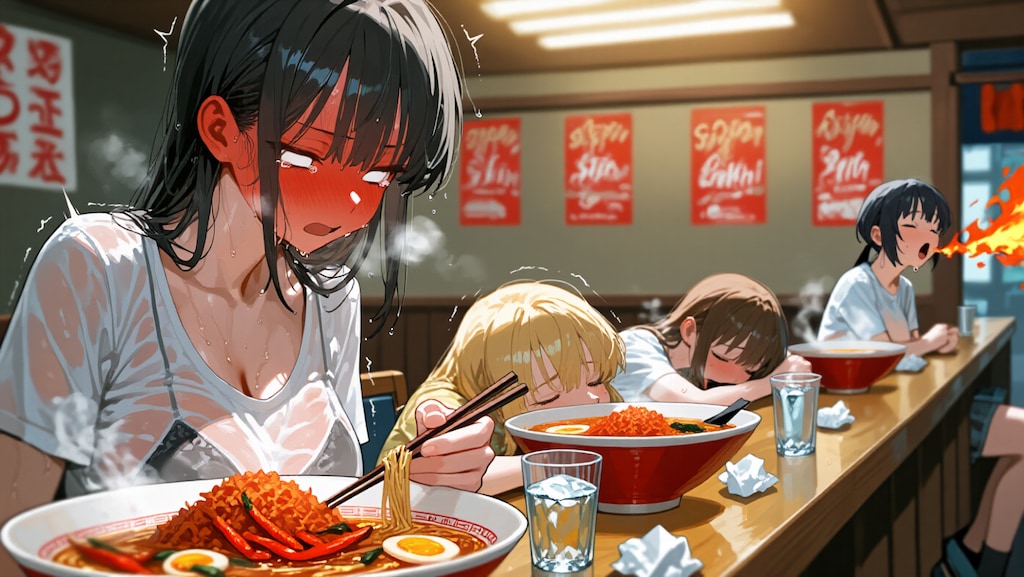 暑いときこそラーメン！