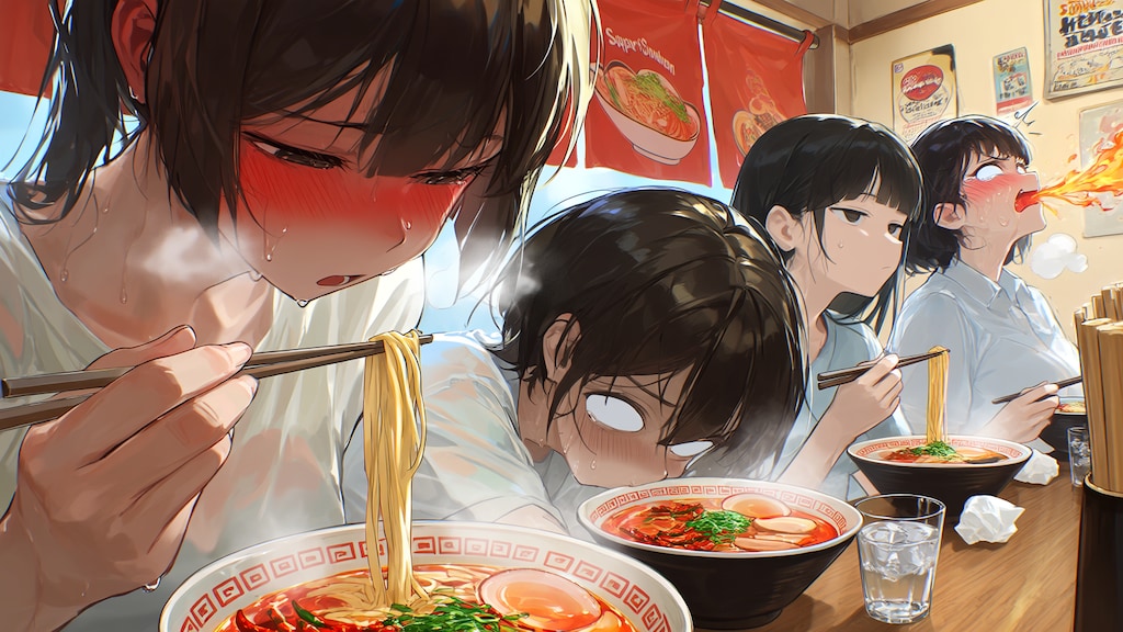 暑いときこそラーメン！