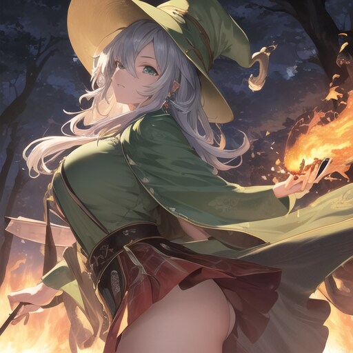 女魔法使い