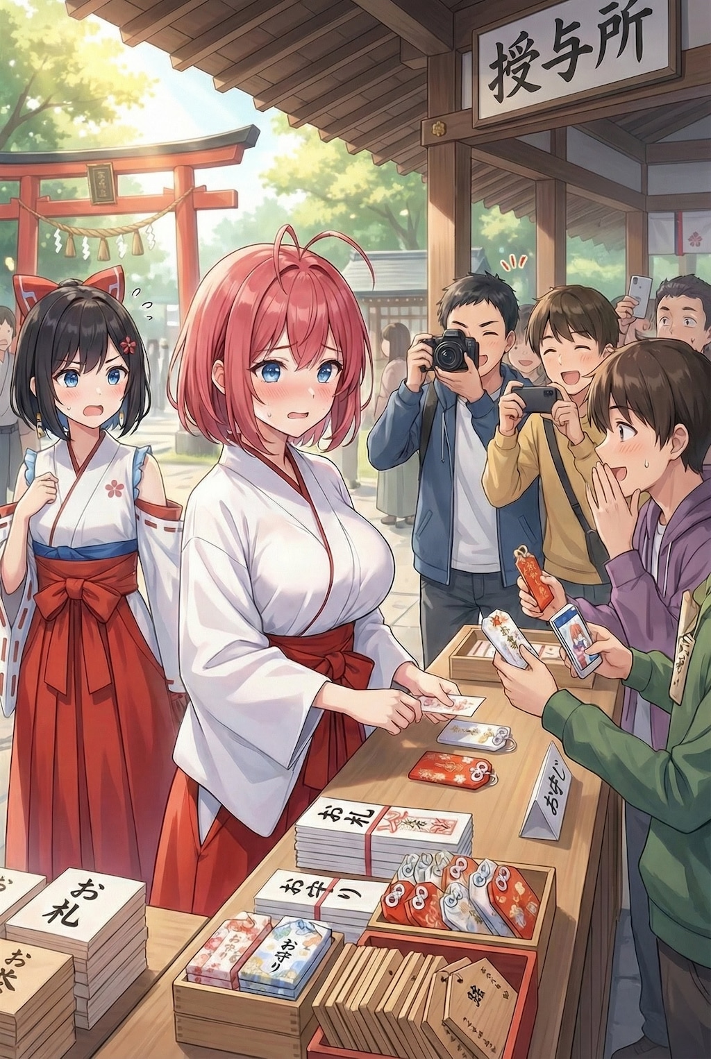 お客さんにバレちゃったべ〜