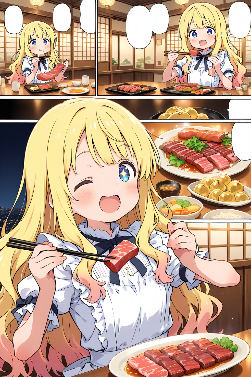 【セリフください】美味しく戴きます