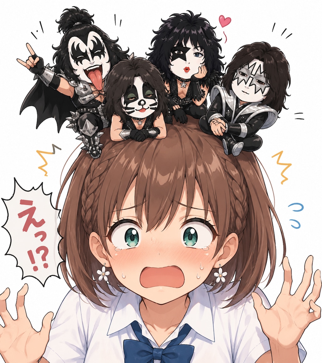 (頭上縛り)82.「き」→「KISS（キッス）」野田みさき