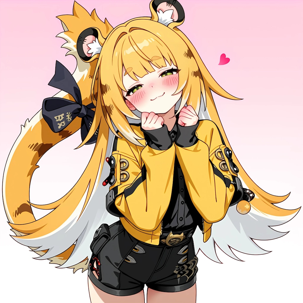 ふさ尻尾の甘えん坊