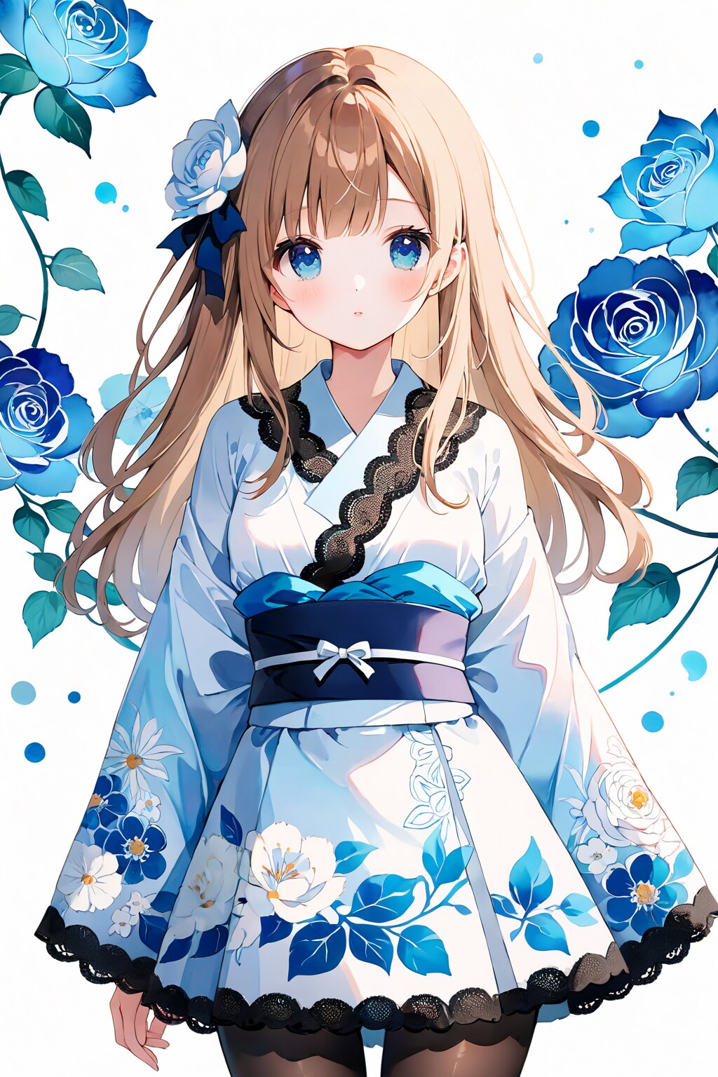 レースの着物撮影会 | の人気AIイラスト・グラビア