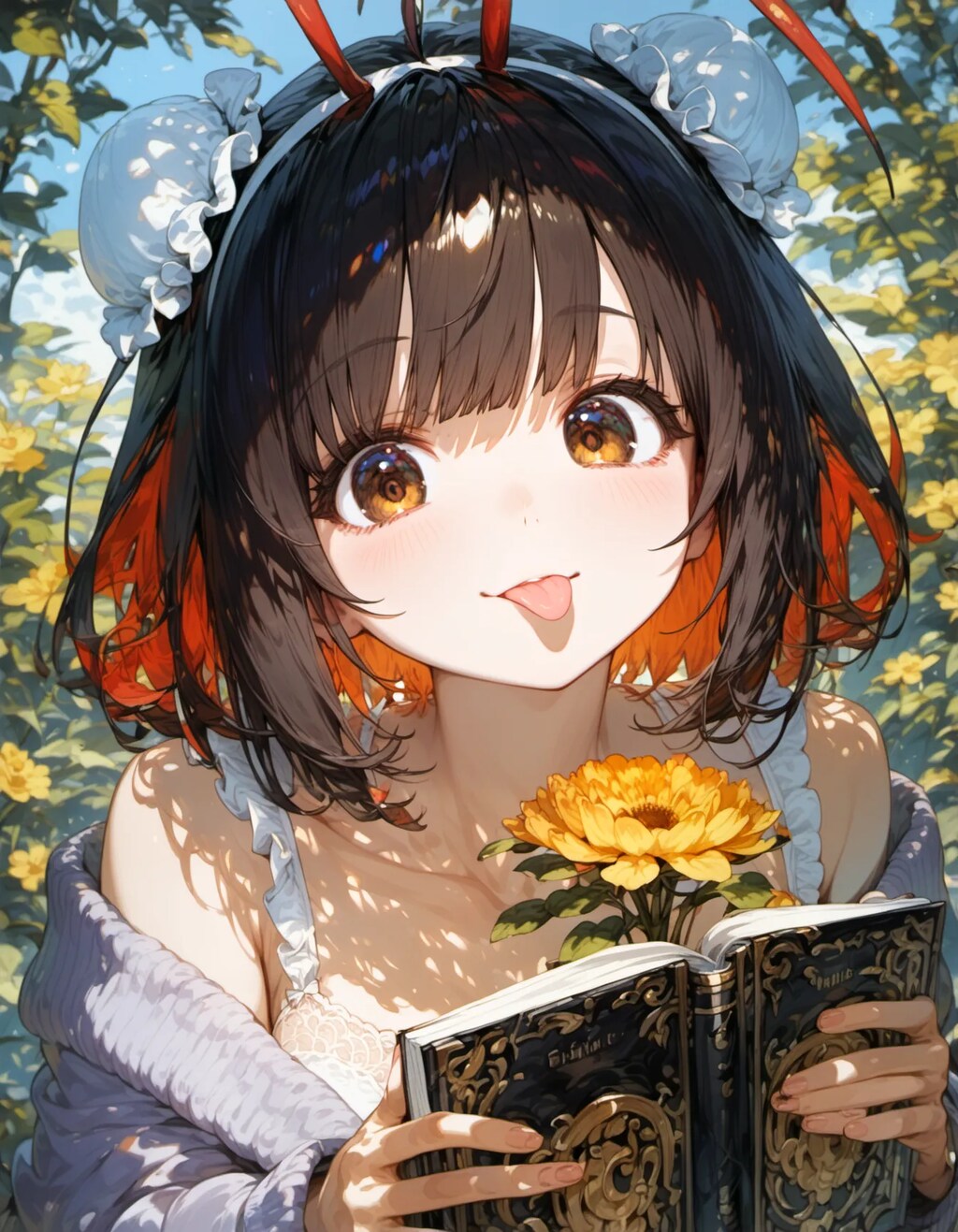 Golden Daydream with a Yellow Bloom