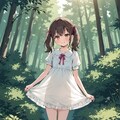 幼女と森 2枚目