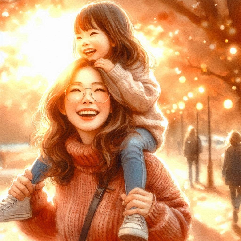 肩車シチュエーション