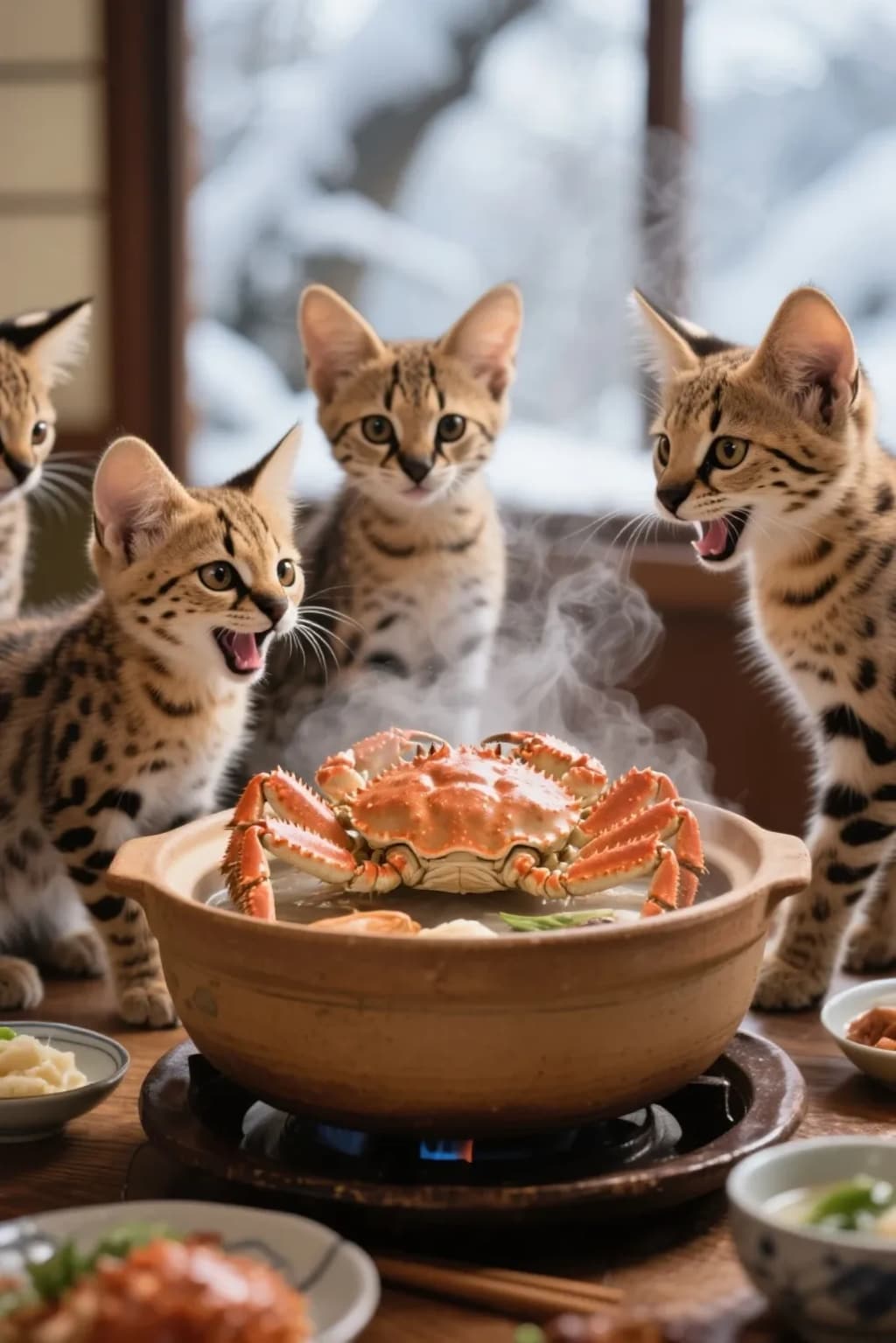 かにをくえるんだにゃ