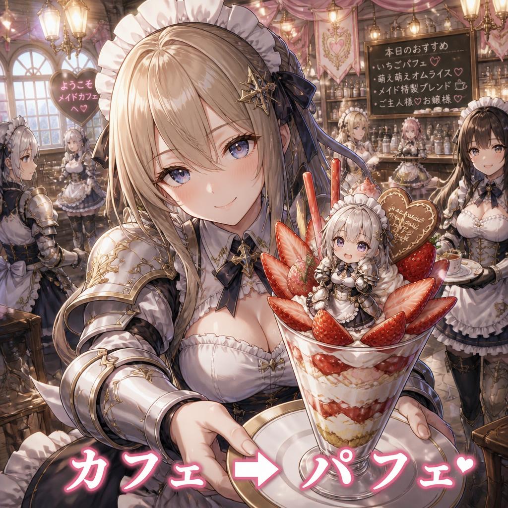カフェ →パフェ
