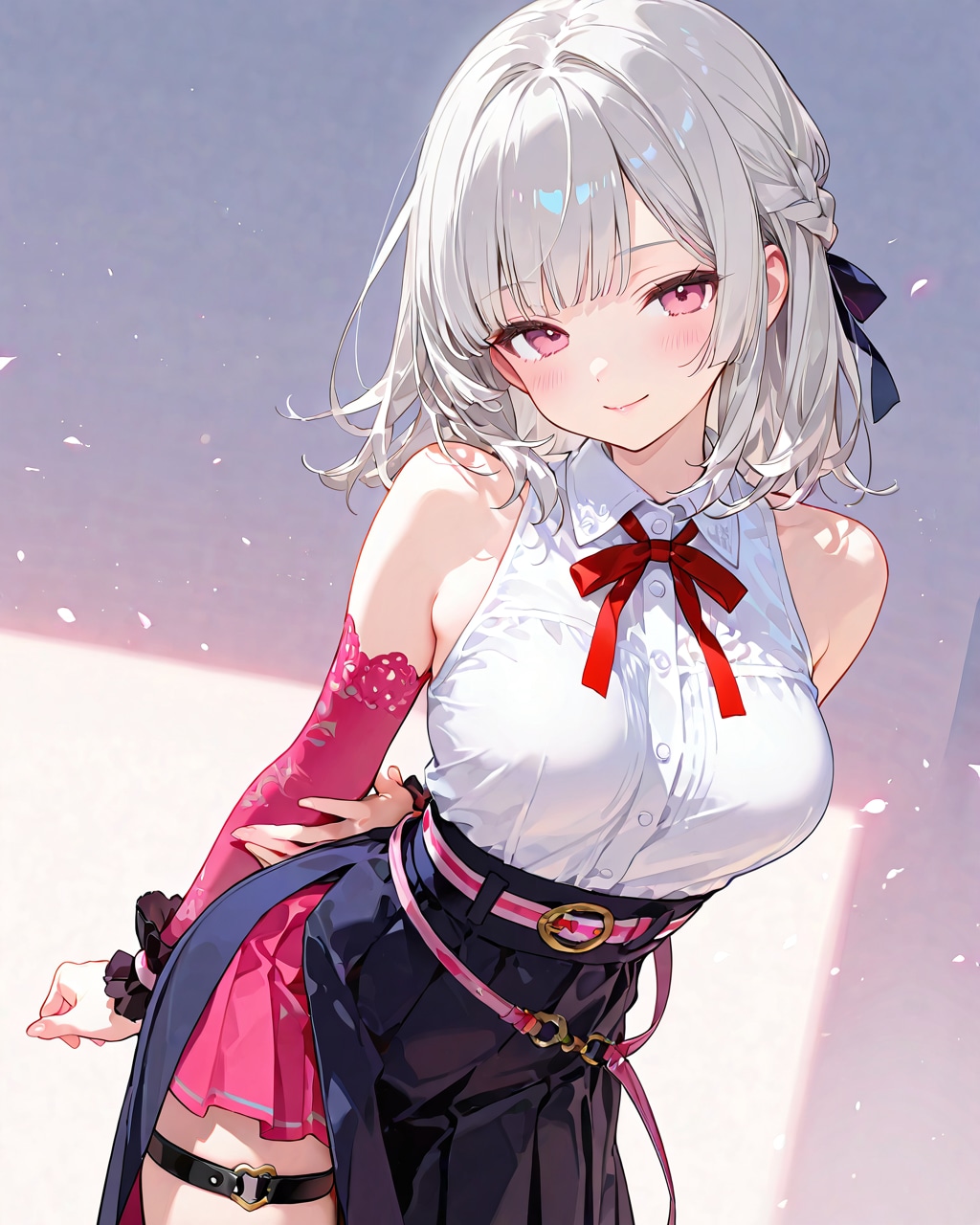 一緒に登校しよ💕 | の人気AIイラスト・グラビア